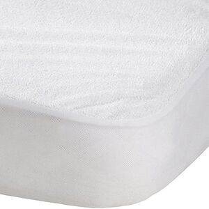 Playgro Bonne Sante Twin Mattress Protector Cotton Terry White